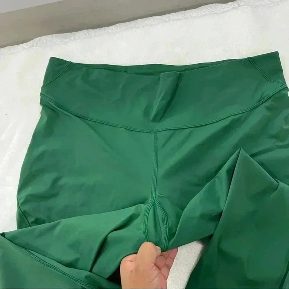 Lululemon Base Pace High Rise Crop 23”Brushed Nulux Everglade Green. Siz… - Picture 5 of 13